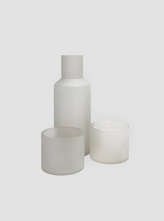 Frosted Glass Carafe Set