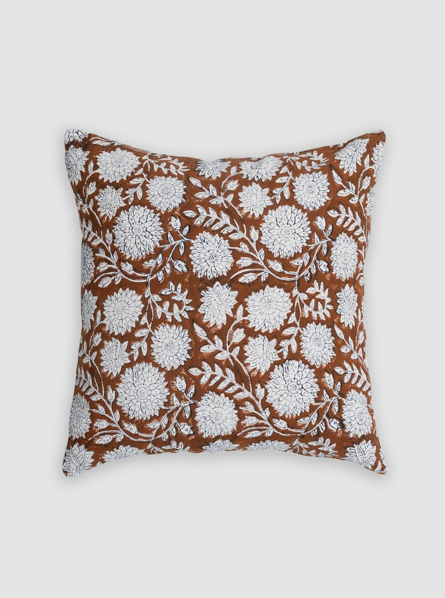 Rustic Floral Throw Pillow Cover The Saree Room