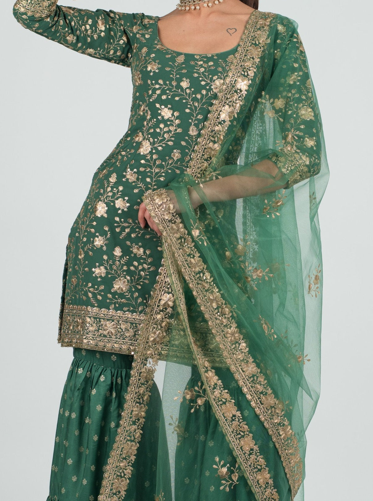 Green Zahr Dupatta