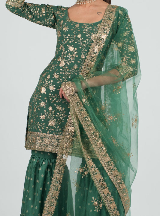 Green Zahr Dupatta