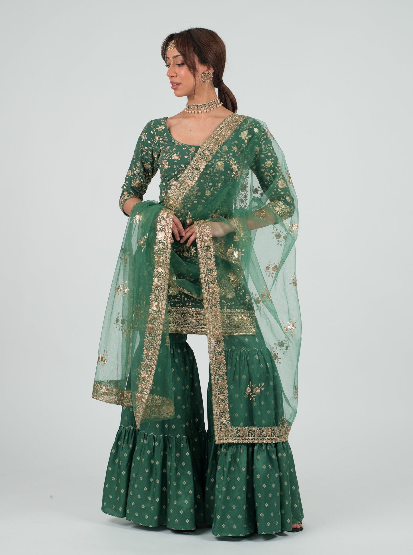 Green Zahr Dupatta