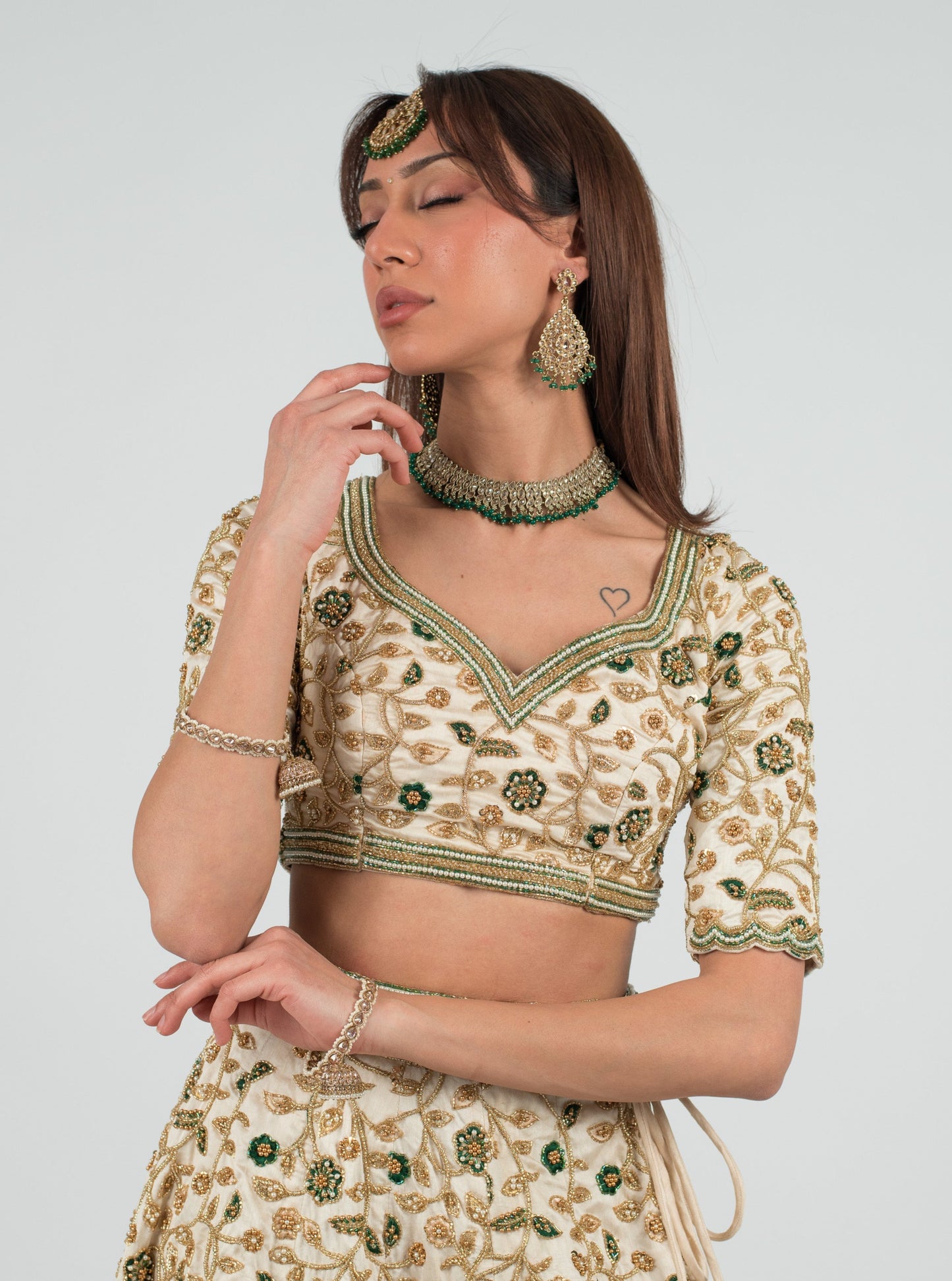 Cream Chandelier Blouse