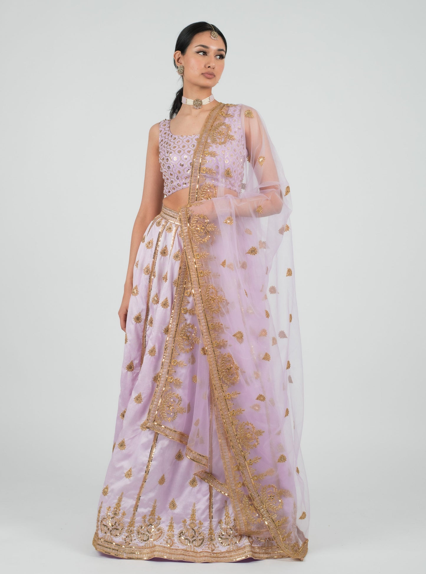 Lilac Marina Dupatta