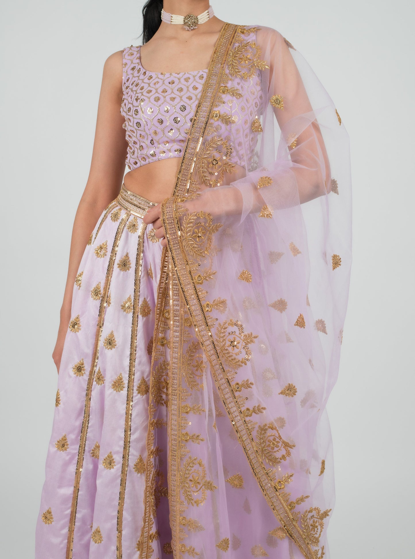 Lilac Marina Dupatta