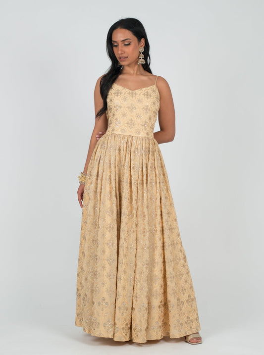 Champagne Nour Gown