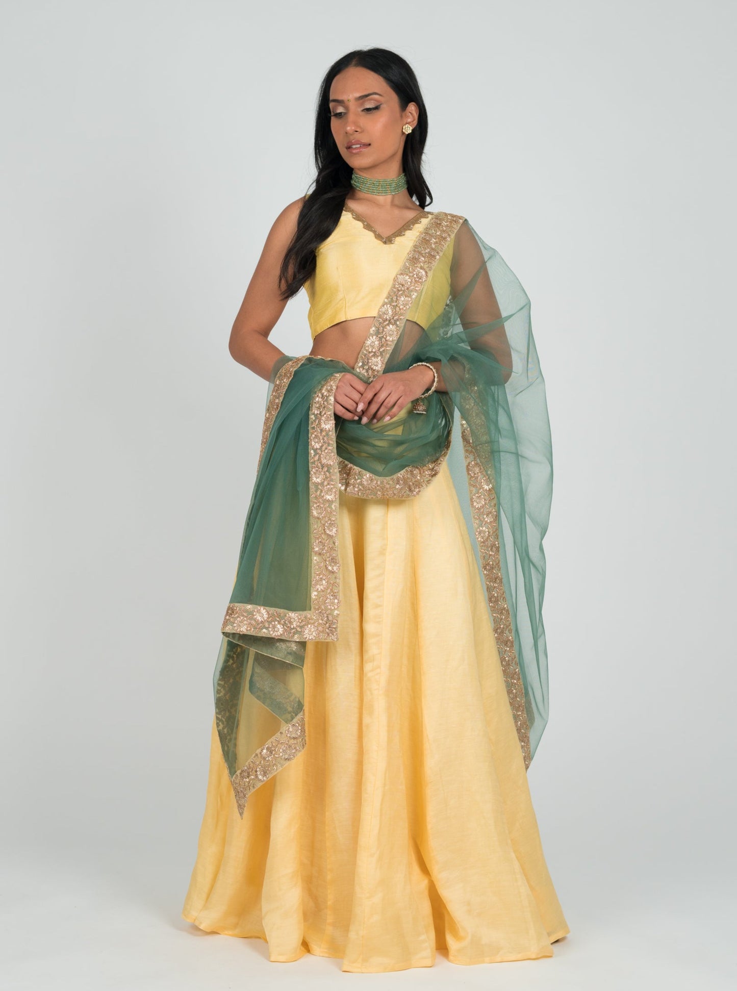 Jade Prairie Dupatta