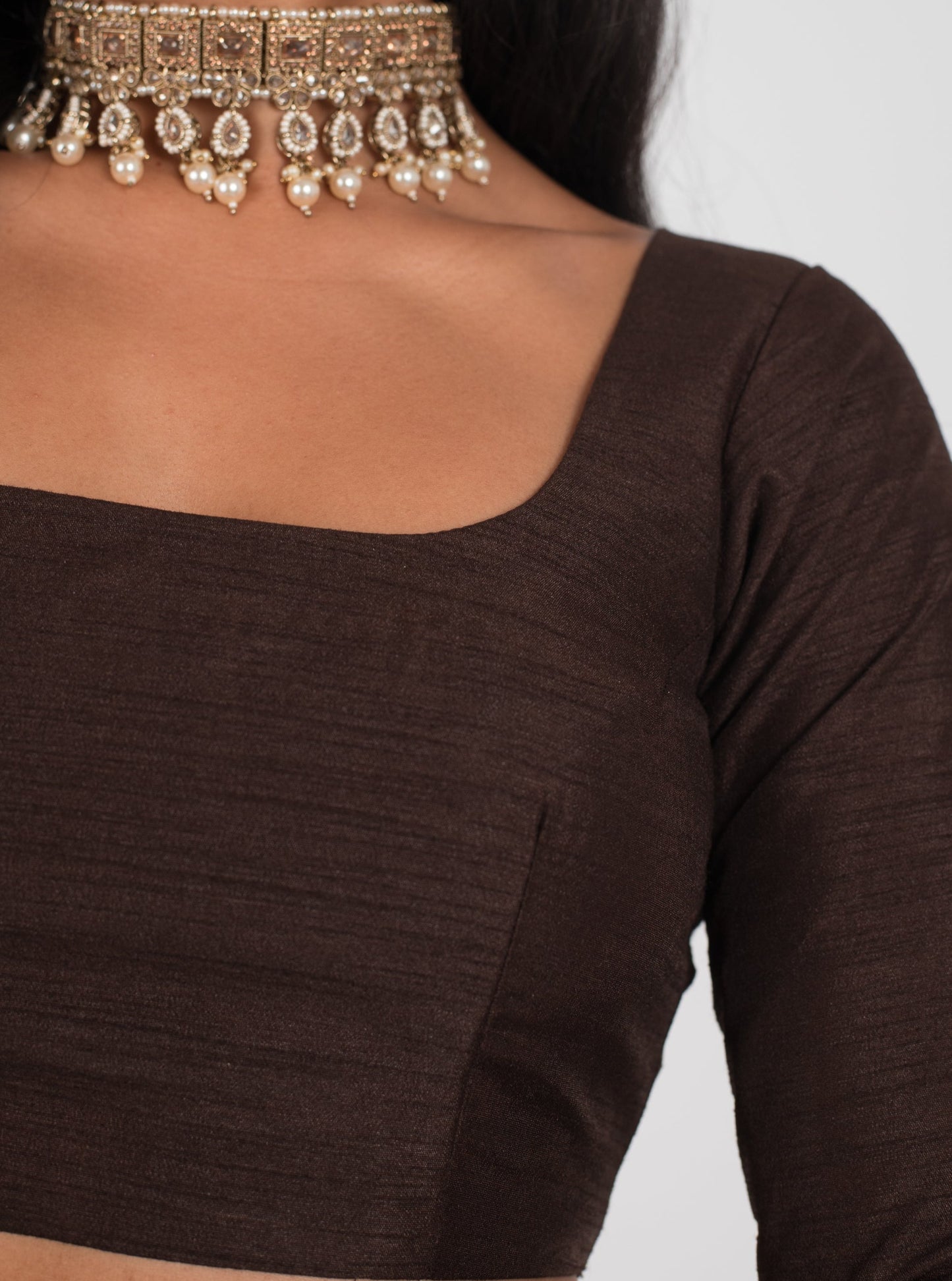 Brown Diya Blouse